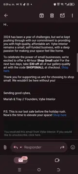 SHOPSMALL coupon verification screenshot