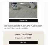 save15 coupon verification screenshot