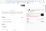 10%NEW coupon verification screenshot
