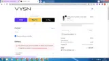 VYSNACCESSORIES10 coupon verification screenshot