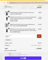 MER10 coupon verification screenshot