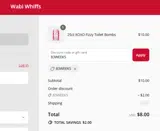83WEEKS coupon verification screenshot