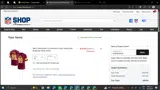 Washington Commanders coupon verification screenshot