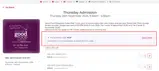 Waddesdon Tickets coupon verification screenshot