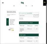 Waddesdon Tickets coupon verification screenshot