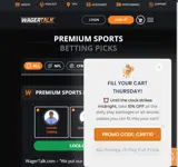 WagerTalk coupon verification screenshot