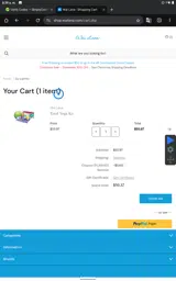 FLASH10 coupon verification screenshot