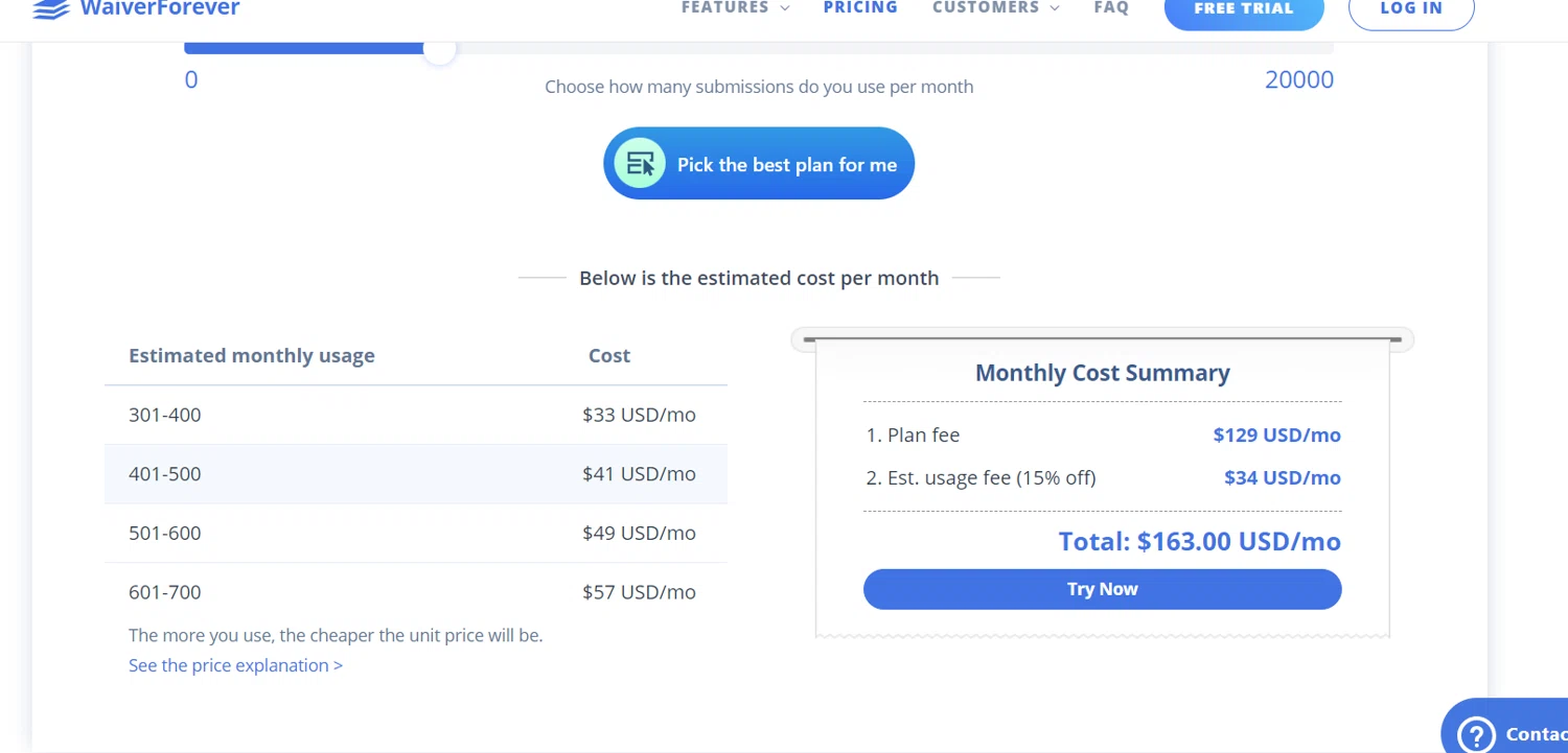 WaiverForever checkout page showing WaiverForever promo code box | Screenshot taken by SimplyCodes community member on Aug 9, 2024