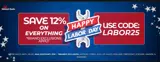 LABOR25 coupon verification screenshot