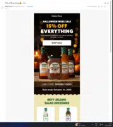 SPOOKY15OFF coupon verification screenshot