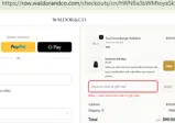 Waldor & Co. coupon verification screenshot