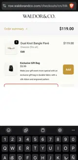 Waldor & Co. coupon verification screenshot