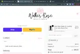 Walker Rose Boutique coupon verification screenshot