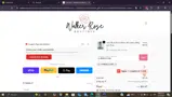 Walker Rose Boutique coupon verification screenshot