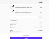 SIGNUP10 coupon verification screenshot