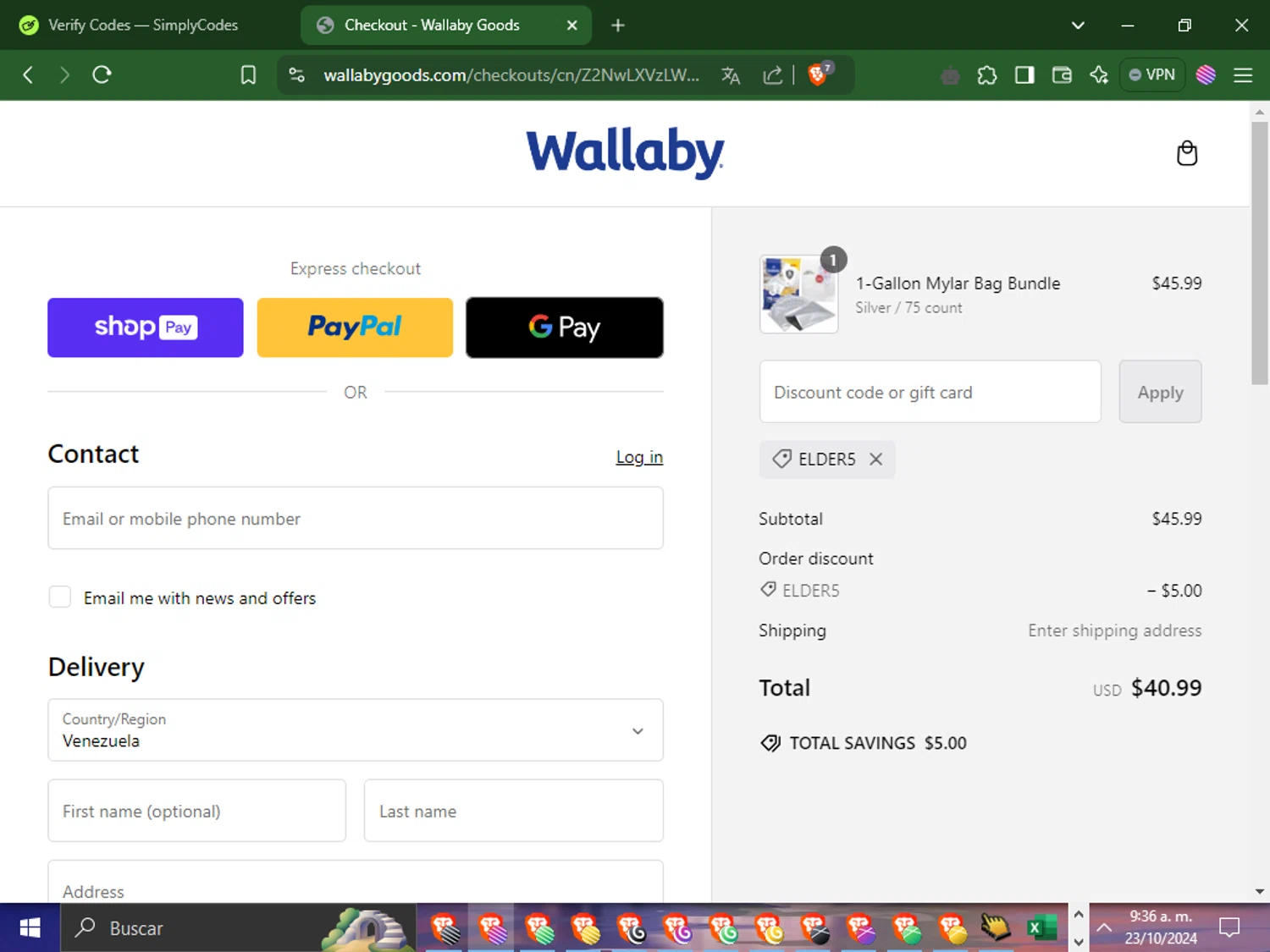 how to use Wallaby coupons