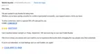COMEBACK coupon verification screenshot