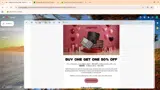 VDAY50 coupon verification screenshot