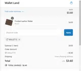 wallet15 coupon verification screenshot