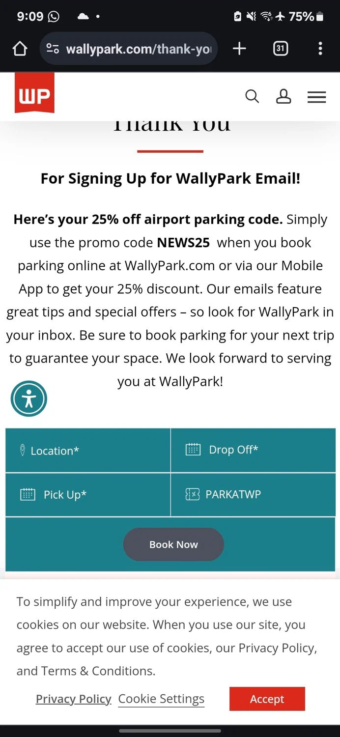 WallyPark Promo Codes 35 Off September 2024