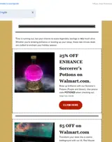 POTION25 coupon verification screenshot