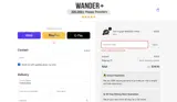 WANDER+ coupon verification screenshot
