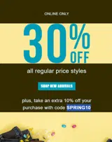 SPRING10 coupon verification screenshot