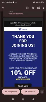 WB10X3839K57 coupon verification screenshot