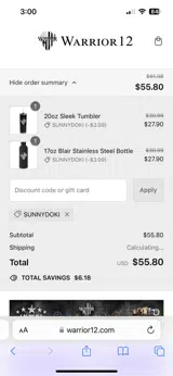 SUNNYDOKI coupon verification screenshot