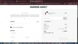 WARRIOR10 coupon verification screenshot