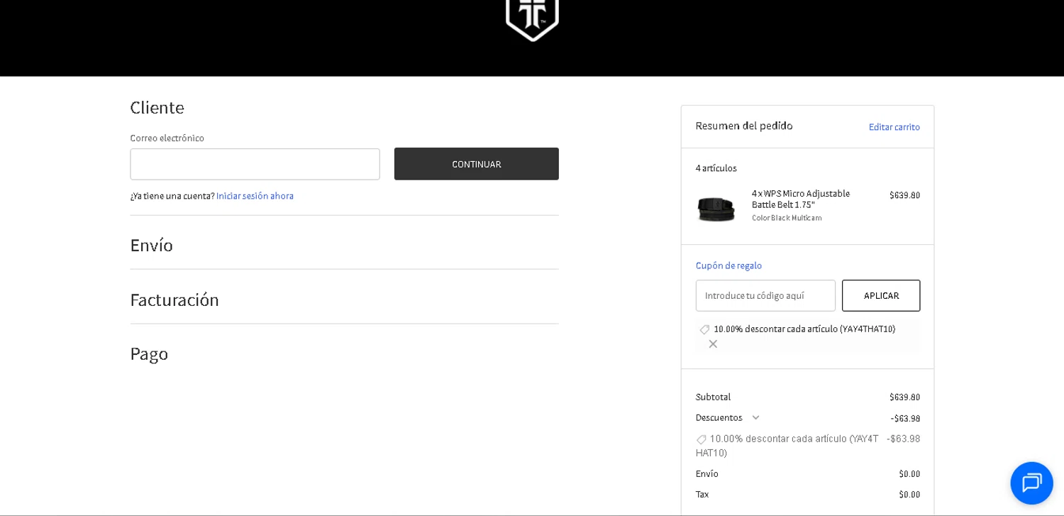 Warrior Poet Supply Co checkout page showing Warrior Poet Supply Co coupon code box | Screenshot taken by SimplyCodes community member on Dec 31, 2025