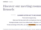 Warwick International Hotels coupon verification screenshot