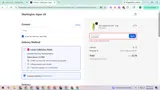 Washington Vapes coupon verification screenshot