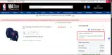 Washington Wizards coupon verification screenshot