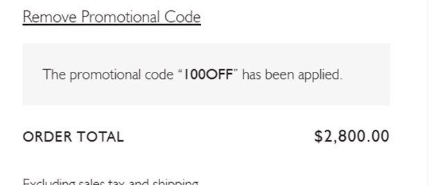 Watches of Switzerland checkout page showing Watches of Switzerland promo code box | Screenshot taken by SimplyCodes community member on Apr 17, 2025