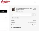 WatchGecko coupon verification screenshot