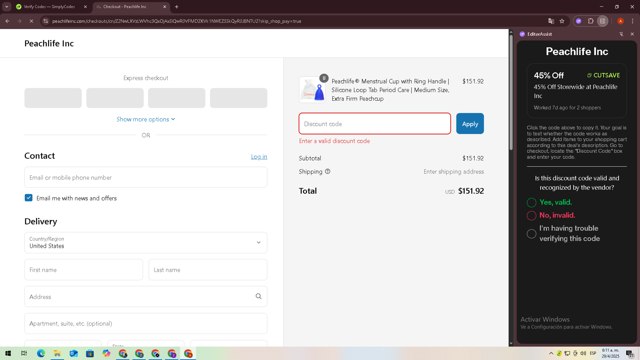 Watch Station checkout page showing Watch Station coupon code box | Screenshot taken by SimplyCodes community member on Apr 29, 2025