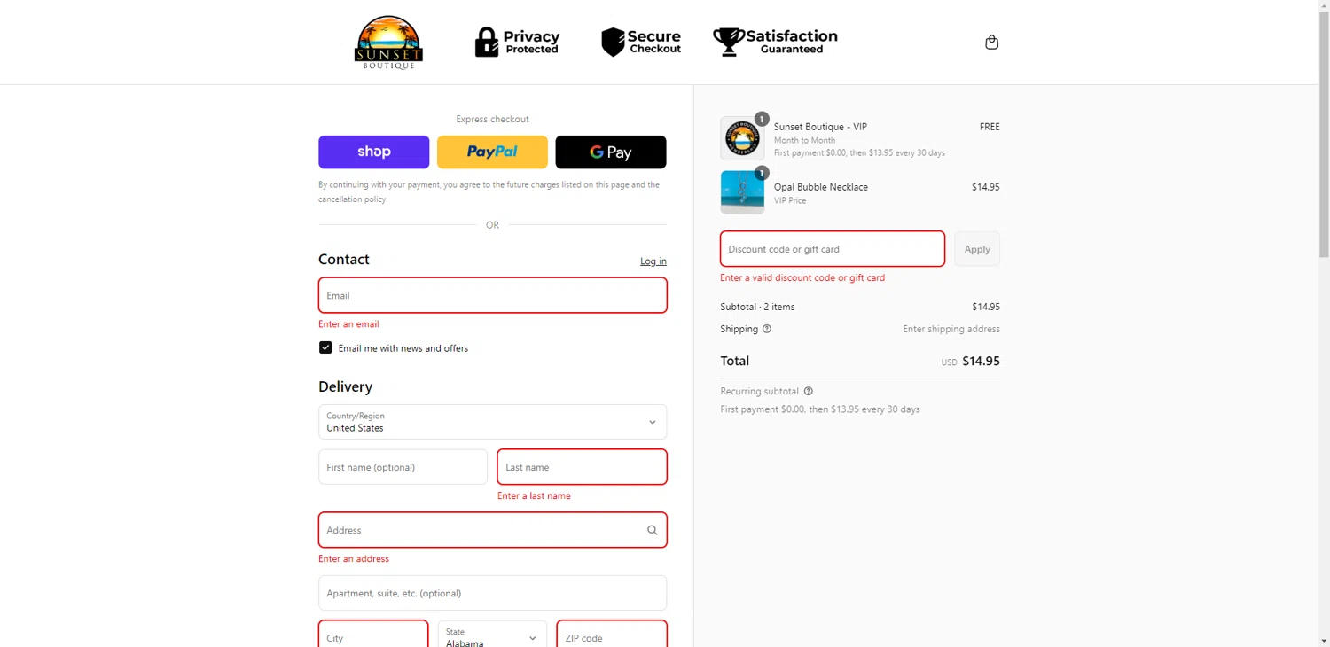 Waterdoctor checkout page showing Waterdoctor promo code box | Screenshot taken by SimplyCodes community member on Sep 5, 2025