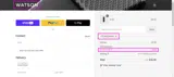 WELCOME10 coupon verification screenshot