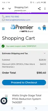 251RFSFM coupon verification screenshot