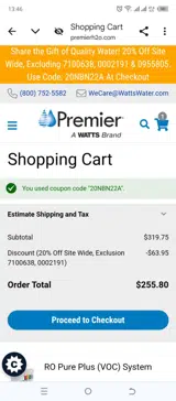 20NBN22A coupon verification screenshot