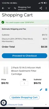 251RFSFM coupon verification screenshot