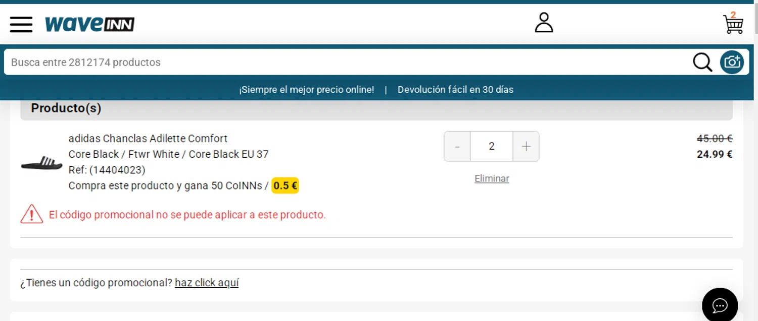 WaveINN promo code screenshot showing code R15NN applied at WaveINN checkout page. Uploaded by SimplyCodes community member taylersmith on Feb 3, 2026