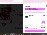 ISABELLA coupon verification screenshot