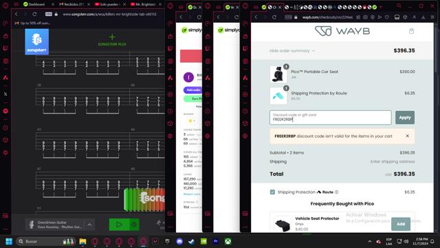 WAYB checkout page showing WAYB discount code box | Screenshot taken by SimplyCodes community member on Nov 7, 2024