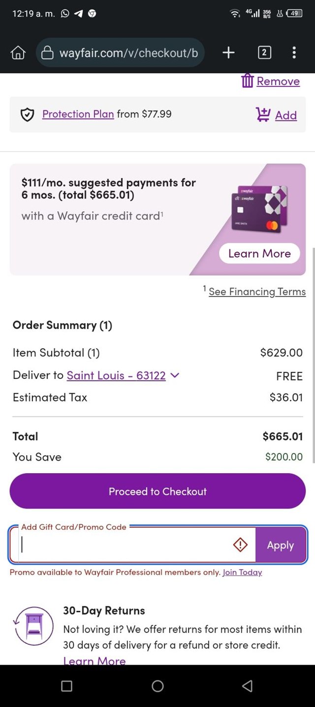 Wayfair Coupons - $10 Off | October 2024