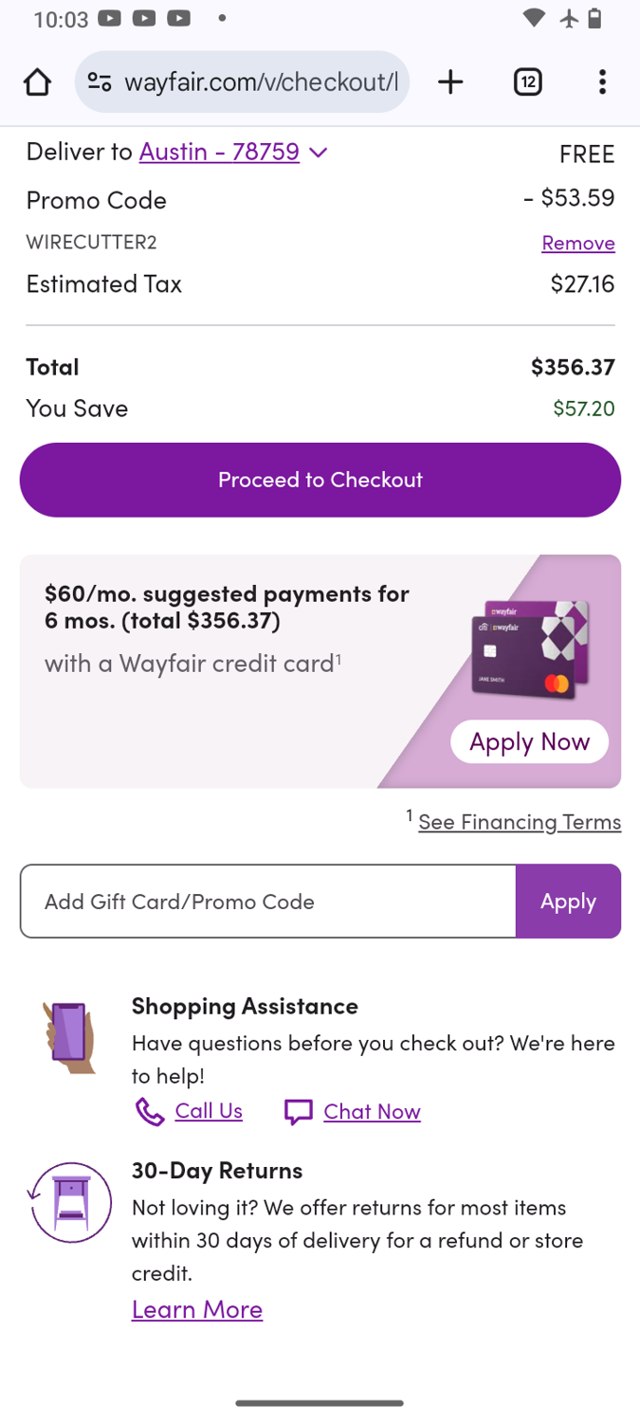 Wayfair Coupons - $50 Off | December 2024