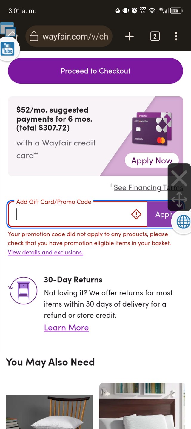 Wayfair Promo Codes (2 Verified) - $20 Off w/Code Apr 2025