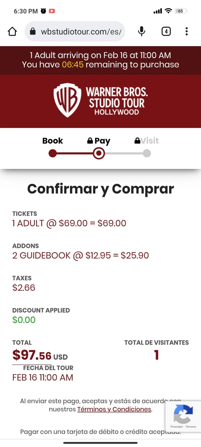 how to use Warner Bros. Studio Tour Hollywood coupons