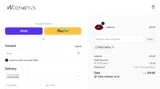 W Cosmetics USA coupon verification screenshot